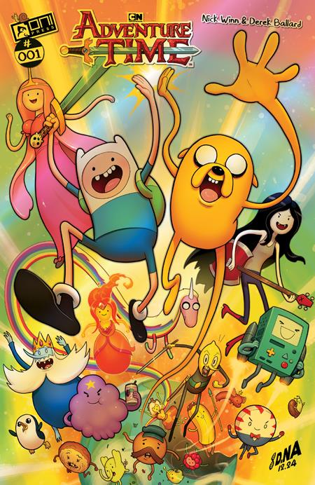 Adventure Time (2025) #1  G David Nakayama Gold Foil Var - Image