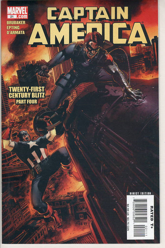 Pre-Owned - Captain America #21  (October 2006) Scanned Image Pop Weasel Pre-Owned Comics