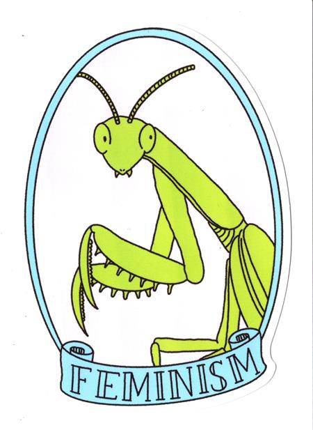 Feminism Mantis Sticker - Image - Collectibles - Image - Pop Weasel