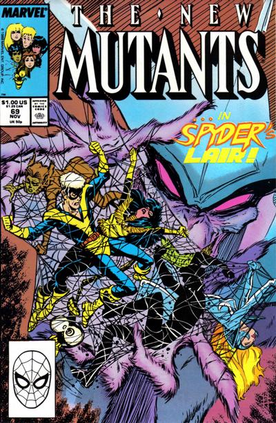 Pre-Owned - The New Mutants (1983 series) #69 (November 1988) - Cover Image