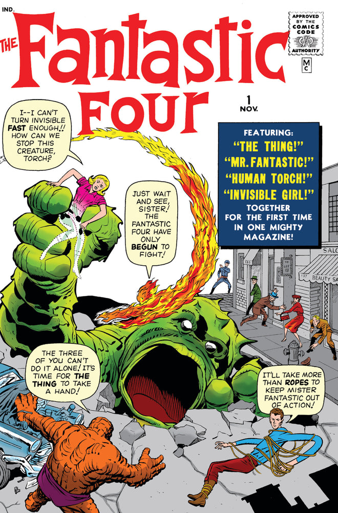 The Fantastic Four Omnibus Vol. 1 Jack Kirby Cover [New Printing 3, DM Only] | Hardcover - Image - Graphic Novels - Image - Pop Weasel