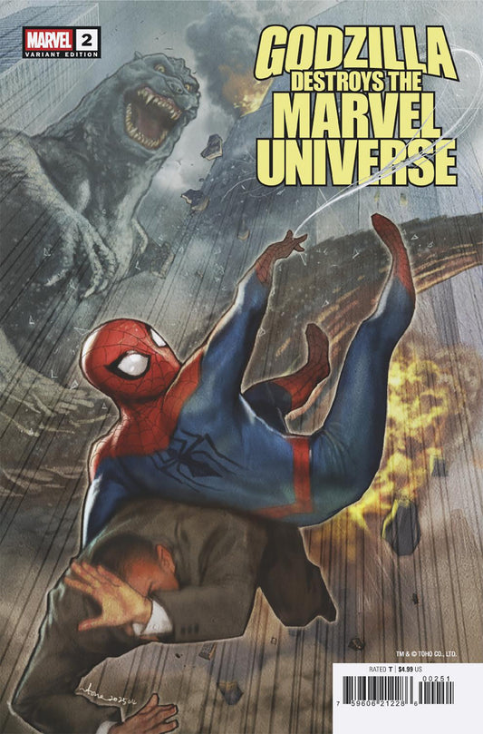GODZILLA DESTROYS THE MARVEL UNIVERSE #2 STONEHOUSE VARIANT - Image
