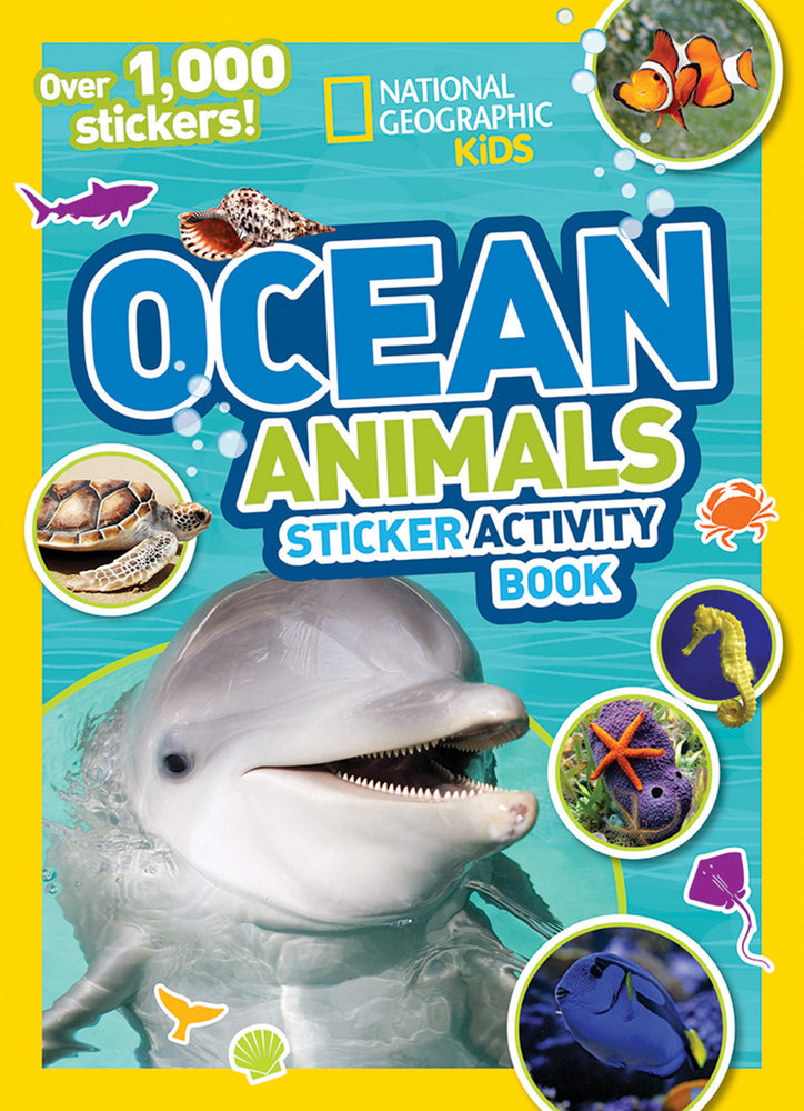 National Geographic Kids Ocean Animals Sticker Activity Book image - Children/Young Adult - Image - Pop Weasel