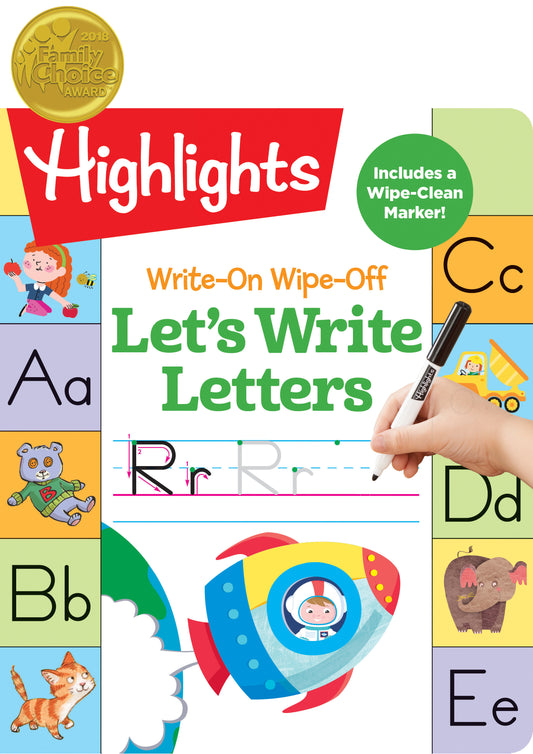 Write-On Wipe-Off Let's Write Letters image