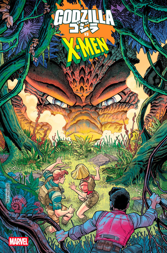 GODZILLA VS. X-MEN #1 NICK BRADSHAW MONSTER HOMAGE VARIANT - Image