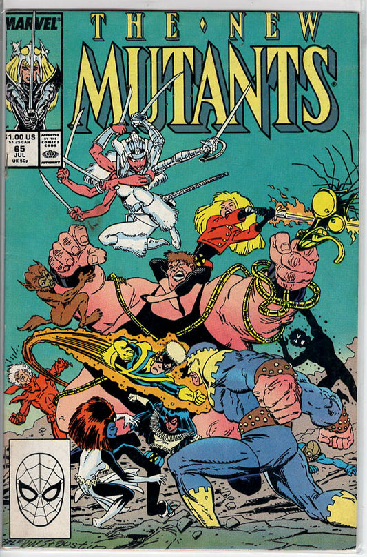 Pre-Owned - The New Mutants #65  (July 1988) - Image