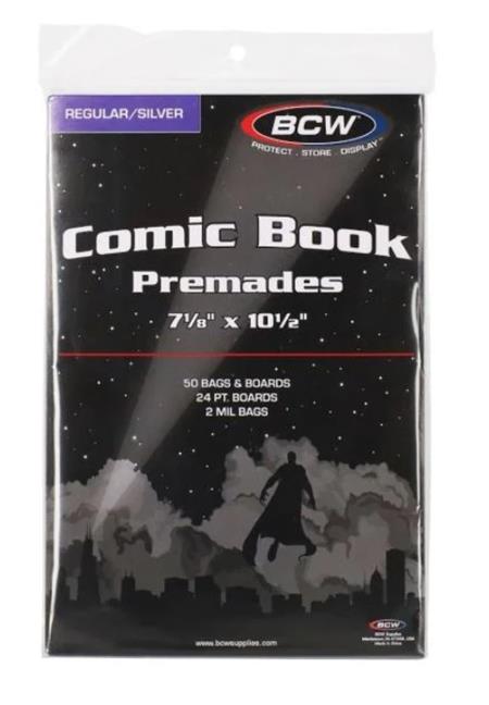 Premade Silver Bag And Board (50 Pack) - Image - Supplies - Image - Pop Weasel