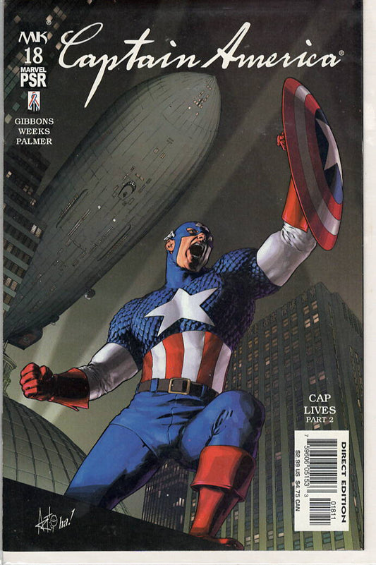 Pre-Owned - Captain America #18  (November 2003) Scanned Image Pop Weasel Pre-Owned Comics