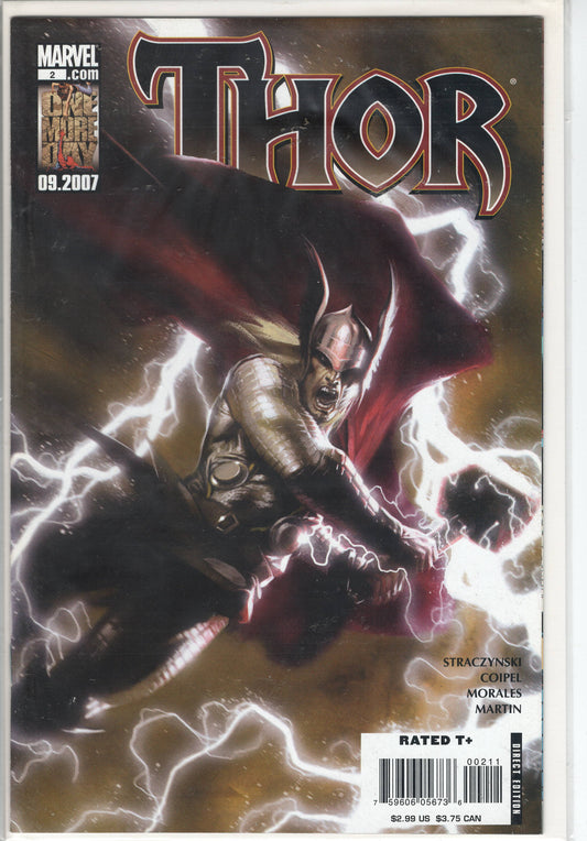 Pre-Owned - Thor #2  (October 2007) Scanned Image Pop Weasel Pre-Owned Comics