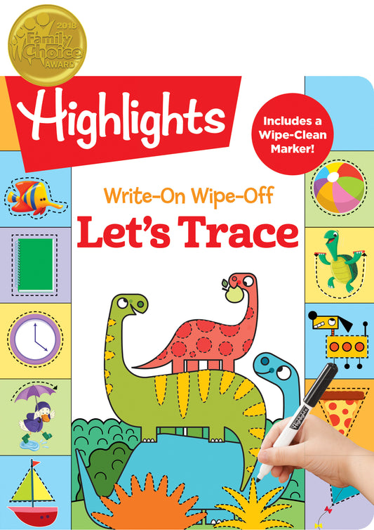 Write-On Wipe-Off Let's Trace image