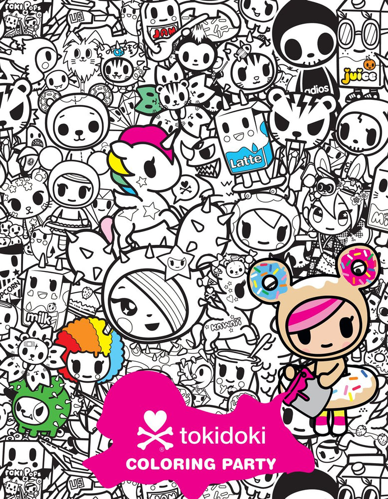 Pop Weasel Image of Tokidoki Coloring Party, Book 02 - Colouring Book - Image - Pop Weasel