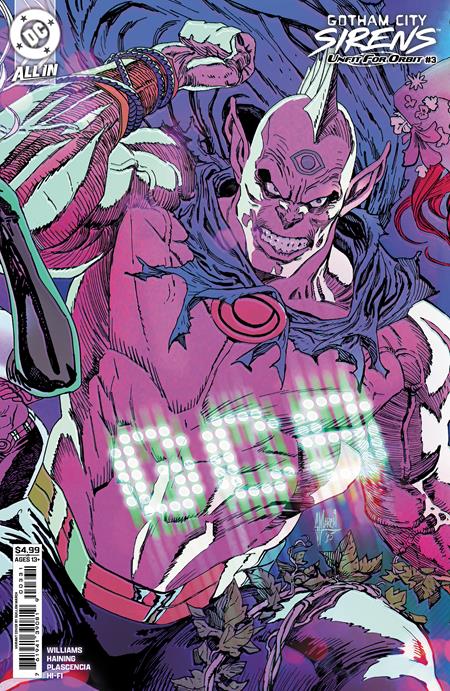 Gotham City Sirens Unfit For Orbit #3 (of 5)  C Guillem March Connecting Card Stock Var - Image
