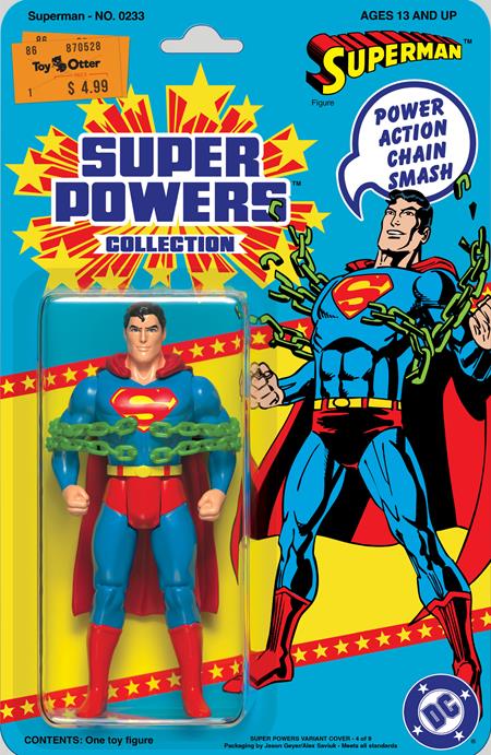 Superman #233 Facsimile Edition  B Jason Geyer & Alex Saviuk Super Powers Card Stock Var - Image