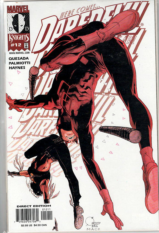 Pre-Owned - Daredevil #12  (June 2000) Scanned Image Pop Weasel Pre-Owned Comics