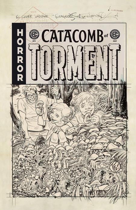 Ec Catacomb Of Torment #1  F Inc 1:20 Tom Fowler B&w Artist Edition Var - Image