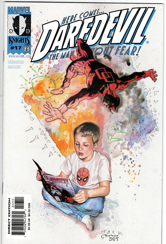 Pre-Owned - Daredevil #17  (June 2001) Scanned Image Pop Weasel Pre-Owned Comics