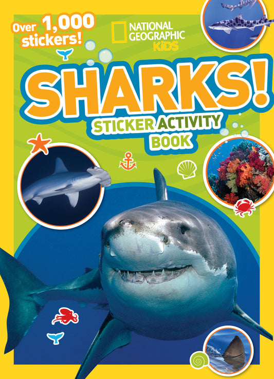 National Geographic Kids Sharks Sticker Activity Book image