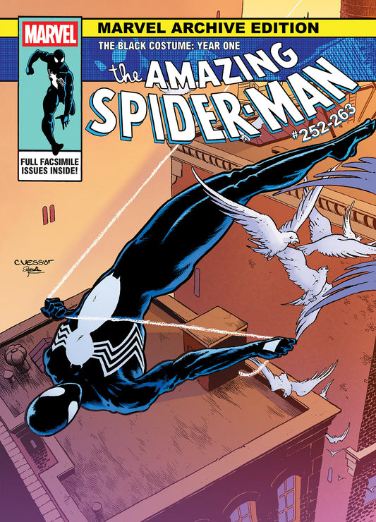 Marvel Archive Edition: Amazing Spider-Man - The Black Costume: Year One Gallery Edition Charles Vess Hidden Gem Cover [DM Only] | Hardcover - Image