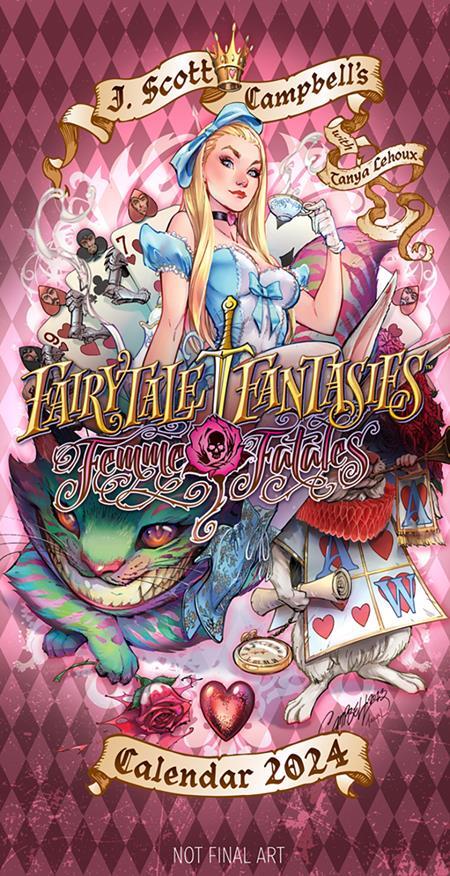 J Scott Campbells Fairytale Fantasies 2024 Calendar Collectors Dark J Scott Campbell And Tanya Lehoux image - Calendar - Image - Pop Weasel