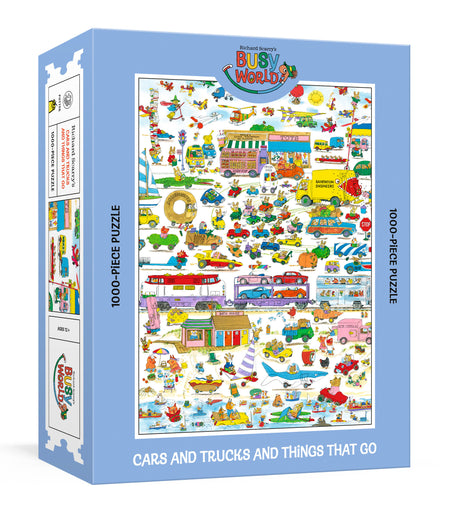 Richard Scarry's Cars and Trucks and Things That Go: 1000-Piece Puzzle - Image