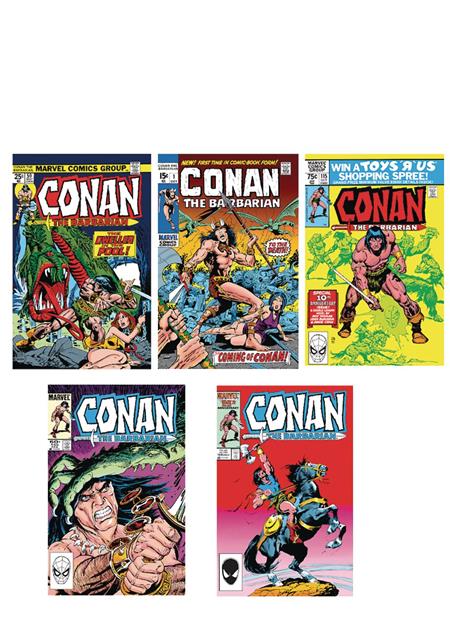 Conan Classic Comic Cover Sticker Pack 1 - Image - Stickers - Image - Pop Weasel