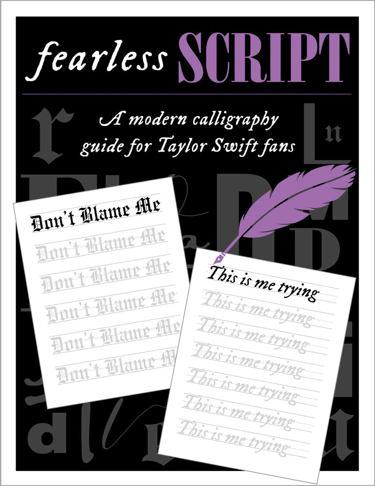Calligraphy for Swifties: Hand-Lettering Practice with Taylor Swift's Favorite Words image - Books - Image - Pop Weasel