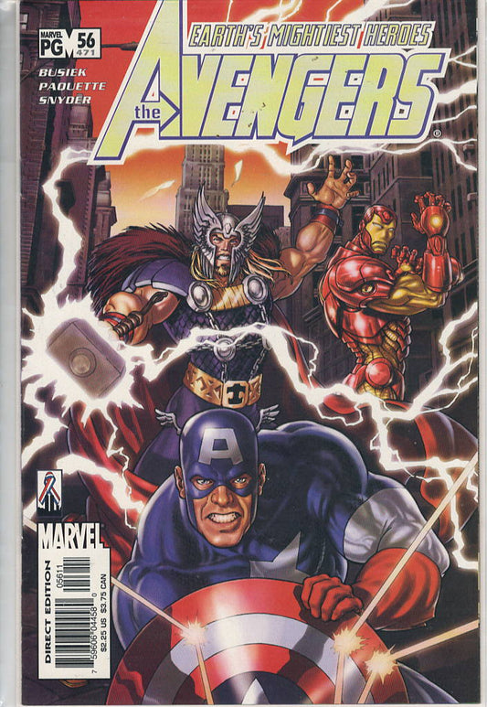 Pre-Owned - Avengers #56 (471)  (September 2002) Scanned Image Pop Weasel Pre-Owned Comics