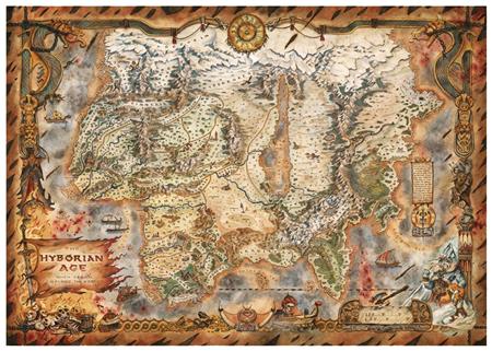 Conan Hyborian Age Map Poster - Image - Collectibles - Image - Pop Weasel