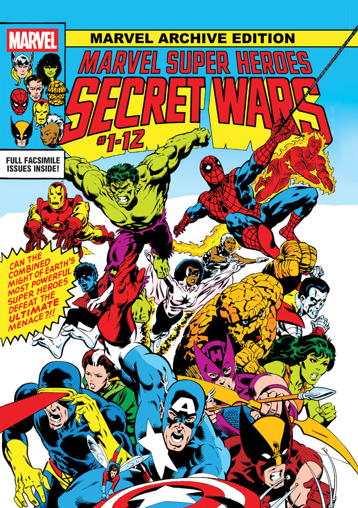Marvel Archive Edition: Marvel Super Heroes Secret Wars Gallery Edition Mike Zeck Original First Issue Cover | Hardcover - Image - Graphic Novels - Image - Pop Weasel