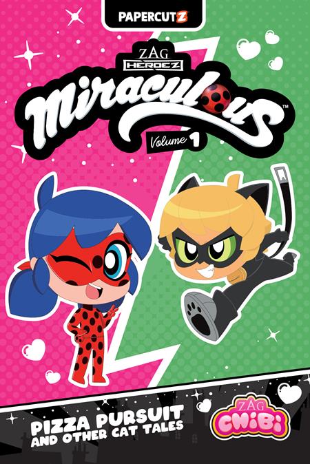 Miraculous Ladybug Chibi  | Hardcover Vol 01 Pizza Pursuit & Other Cat Tales - Image - Graphic Novels - Image - Pop Weasel