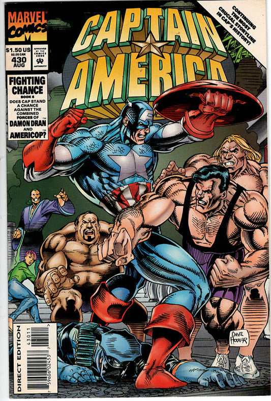 Pre-Owned - Captain America #430  (August 1994) Scanned Image Pop Weasel Pre-Owned Comics