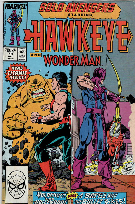 Pre-Owned - Solo Avengers #13  (December 1988) Scanned Image Pop Weasel Pre-Owned Comics