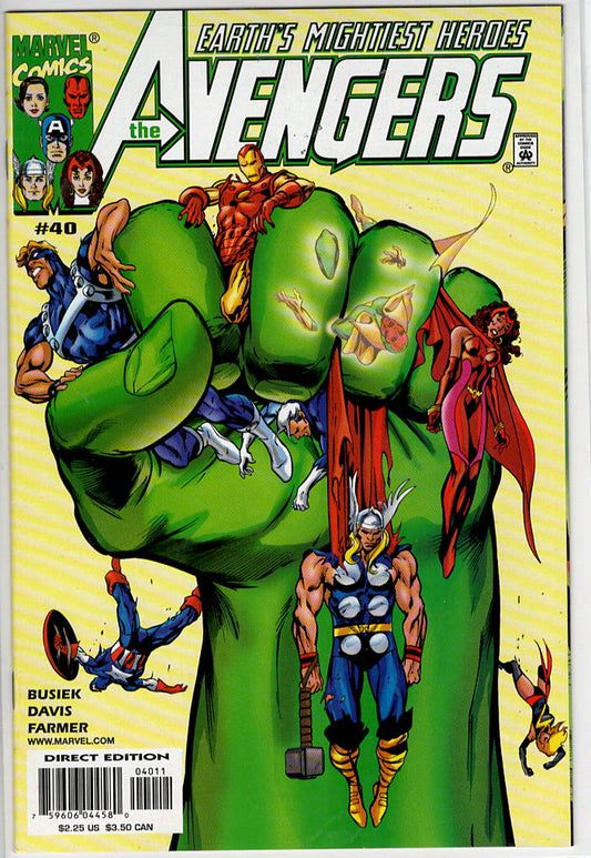 Pre-Owned - Avengers #40  (May 2001) Scanned Image Pop Weasel Pre-Owned Comics