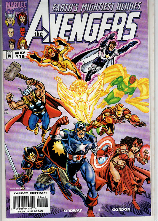 Pre-Owned - Avengers #16  (May 1999) Scanned Image Pop Weasel Pre-Owned Comics