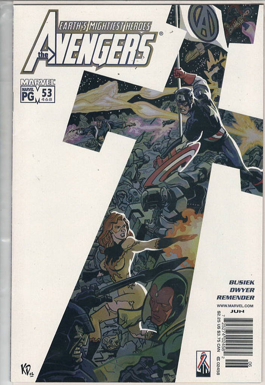 Pre-Owned - Avengers #53 (468)  (June 2002) Scanned Image Pop Weasel Pre-Owned Comics