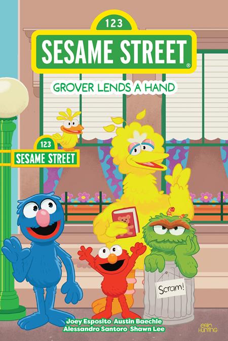 Sesame Street Grover Lends A Hand  | Hardcover - Image