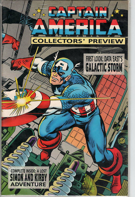Pre-Owned - Captain America Collectors' Preview #1  (March 1995) Scanned Image Pop Weasel Pre-Owned Comics