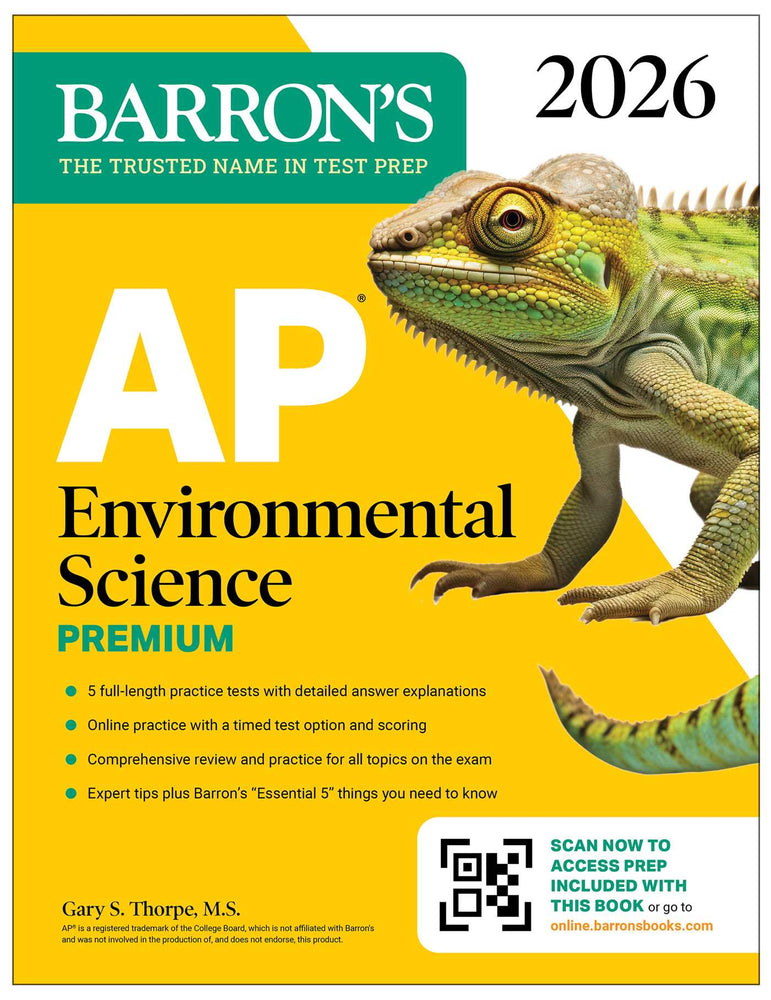 AP Environmental Science Premium, 2026: Prep Book With 5 Practice Tests + Comprehensive Review + Online Practice image - Books - Image - Pop Weasel