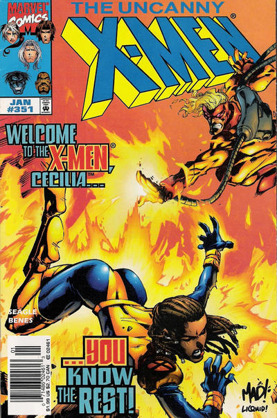 Pre-Owned - The Uncanny X-Men (1981 series) #351 (January 1998) - Cover Image