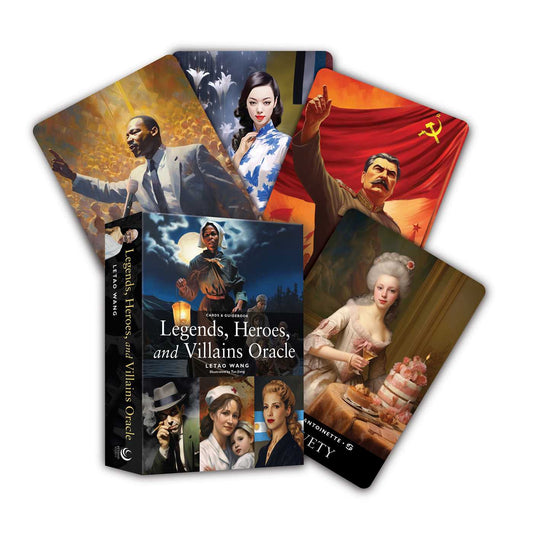 Legends, Heroes, and Villains Oracle A 36-Card Deck and Guidebook image
