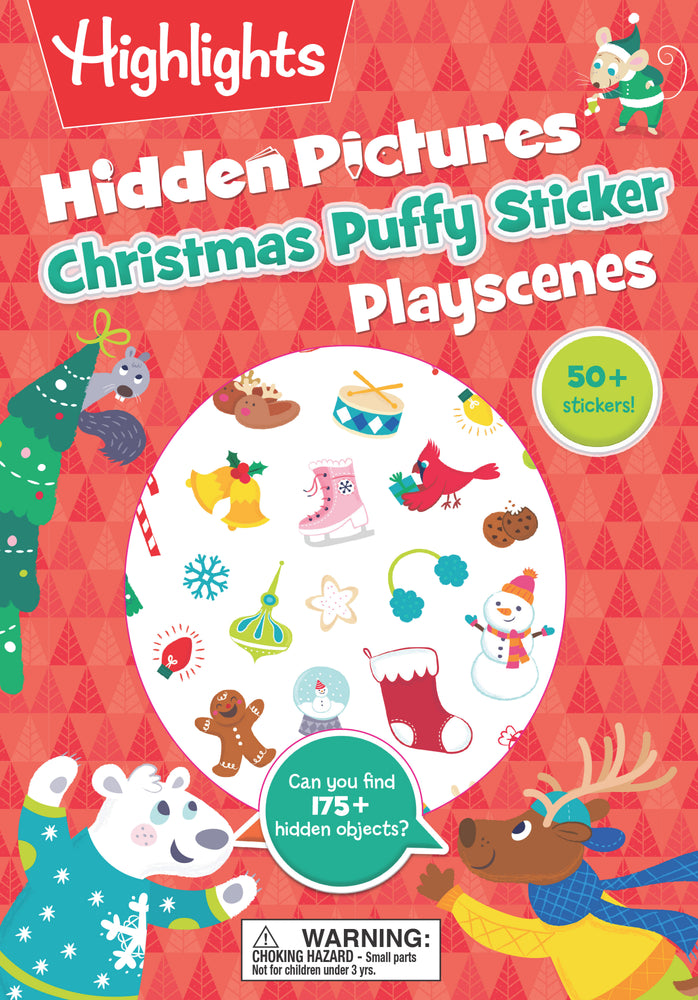 Christmas Hidden Pictures Puffy Sticker Playscenes image - Children/Young Adult - Image - Pop Weasel