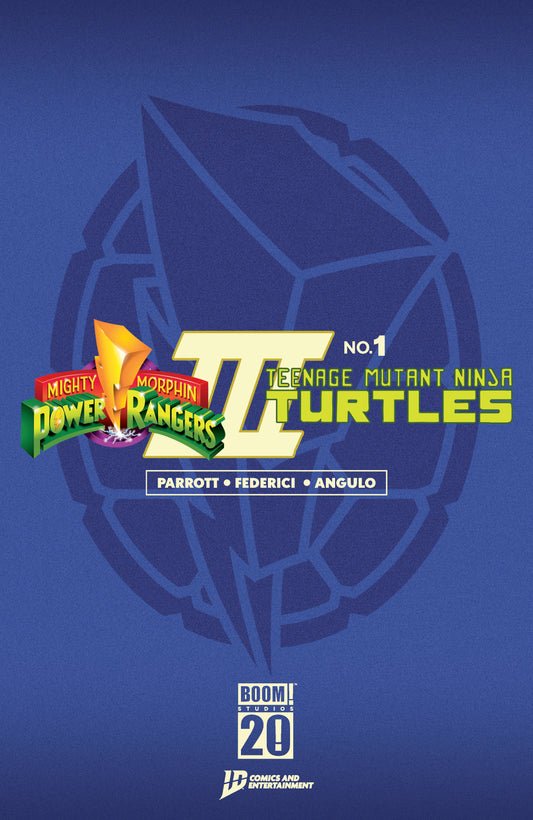 Mighty Morphin Power Rangers/ Teenage Mutant Ninja Turtles III #1 D Intermix (Dressed, Polybag, DESIGN) - Image