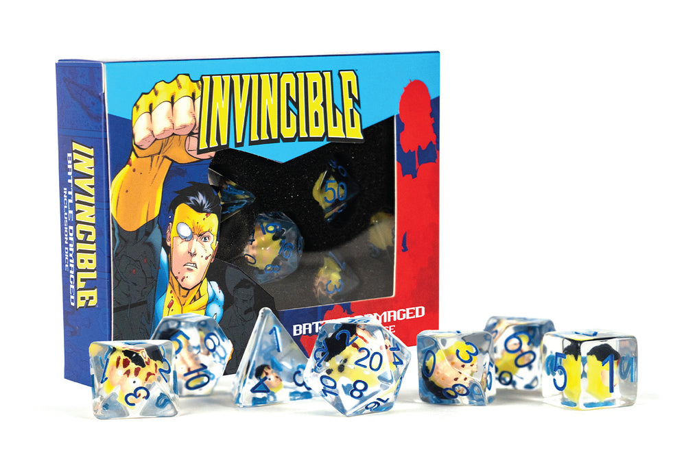 Invincible Battle Damaged Set - Image 1 - Dice & Accessories - Image - Pop Weasel