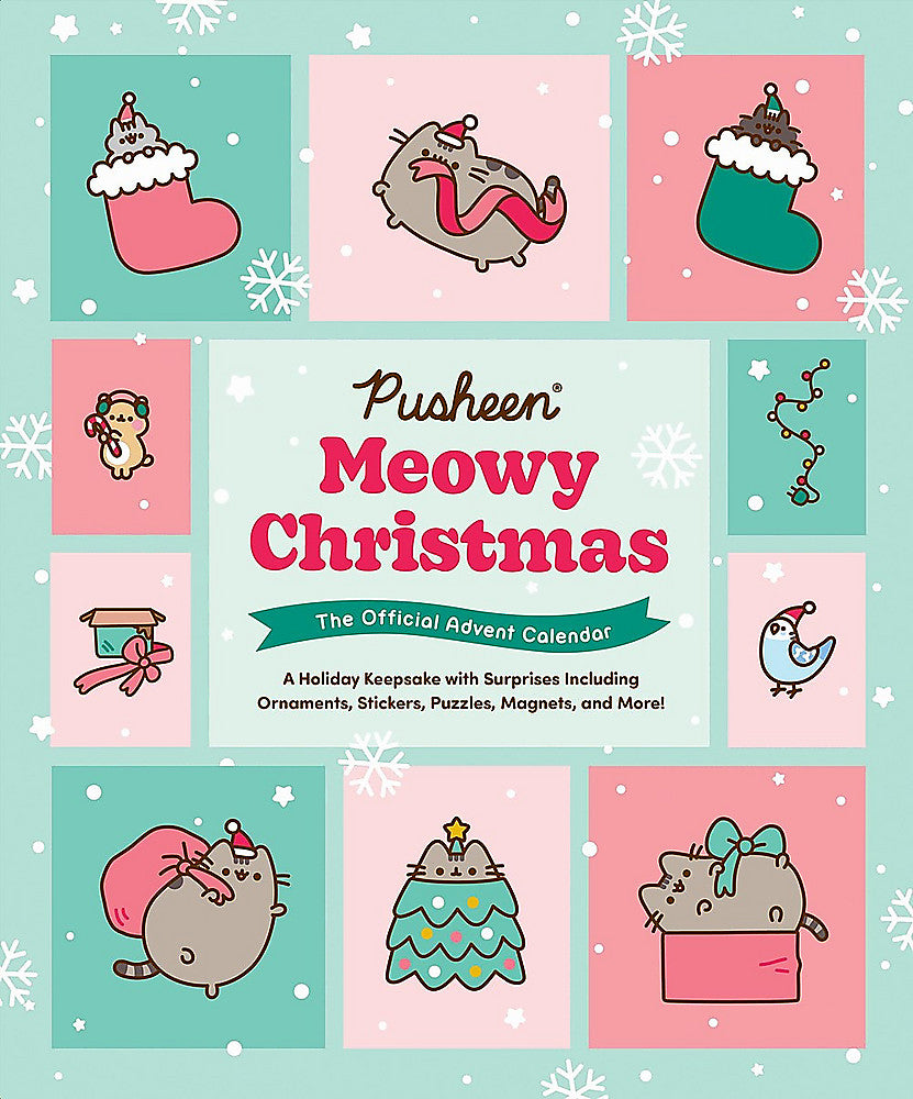 Pusheen: Meowy Christmas: The Official Advent Calendar A Holiday Keepsake with Surprises Including Ornaments, Stickers, Puzzles, Magnets, and More! - Manga - Image - Pop Weasel