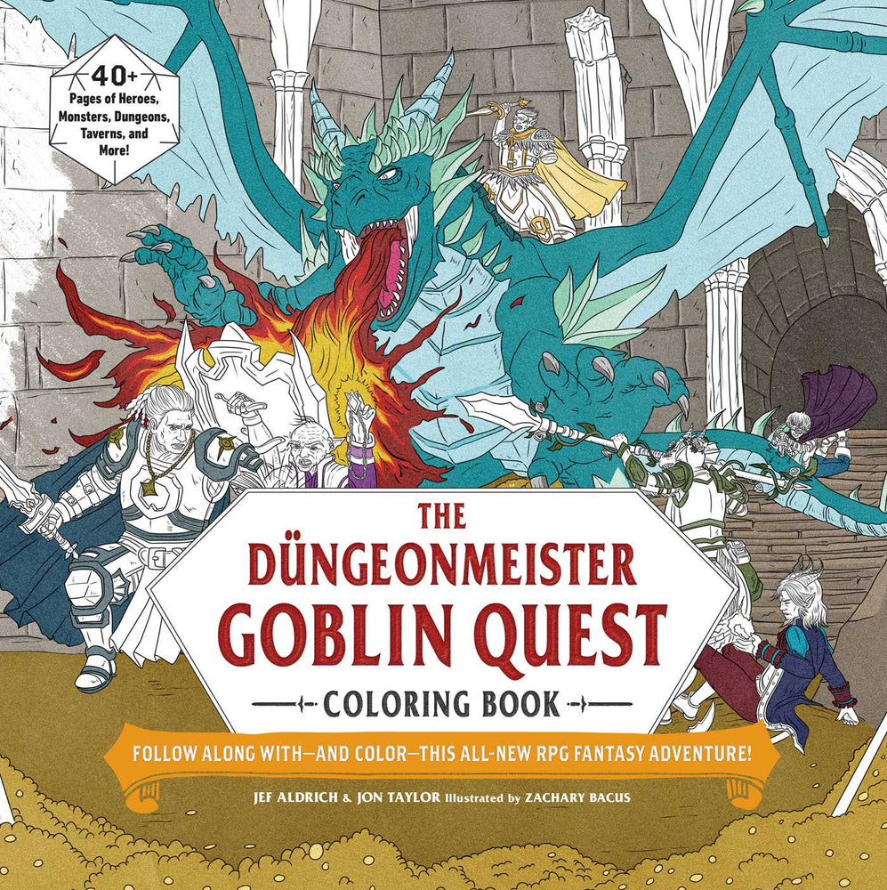 Pop Weasel Image of The Düngeonmeister Goblin Quest Coloring Book - Books - Image - Pop Weasel
