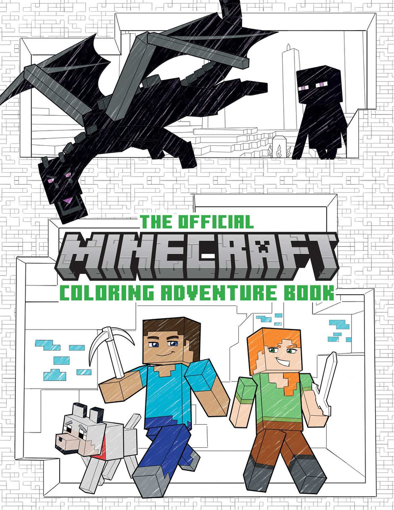 Pop Weasel Image of The Official Minecraft Coloring Adventures Book: Create, Explore, Color! For Young Artists and Kids 5-10 - Childrens Books - Image - Pop Weasel