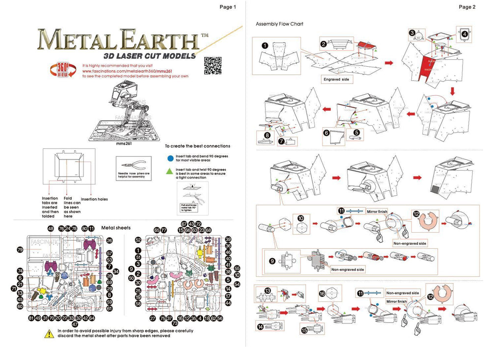 Metal Earth - Star Wars AT-ST Walker - Kitset Models - Image - Pop Weasel