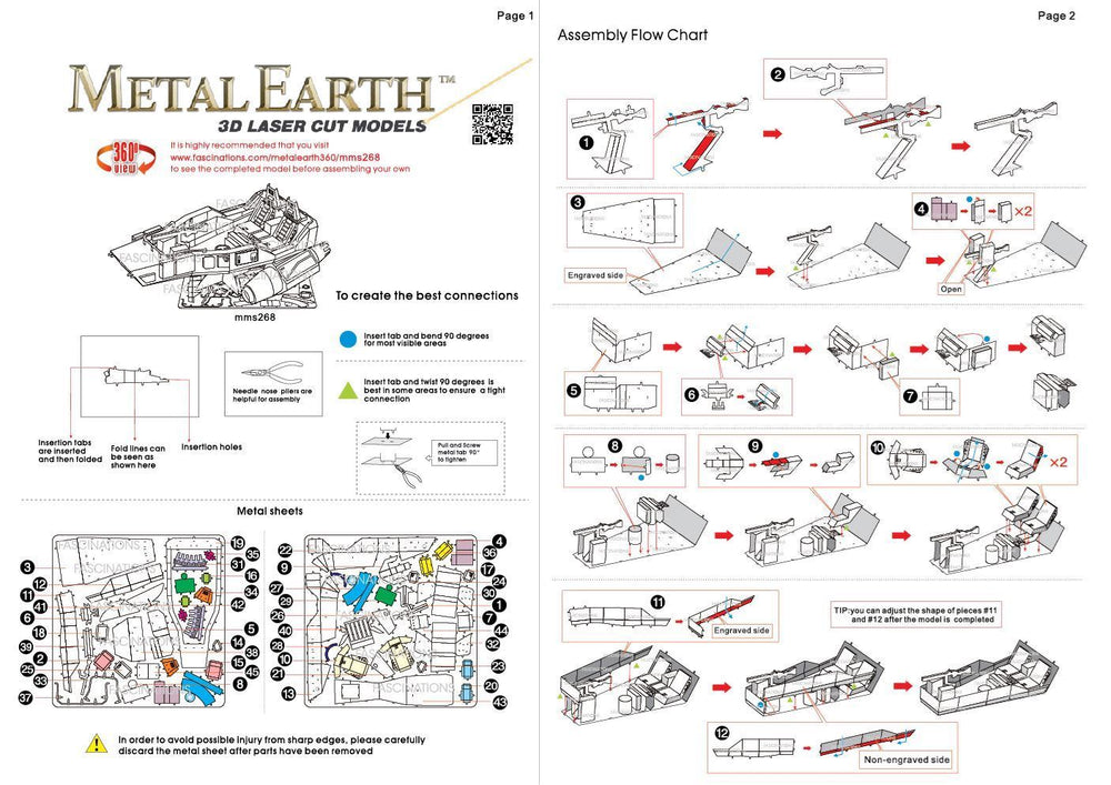 Metal Earth - Star Wars First Order Snowspeeder - Kitset Models - Image - Pop Weasel
