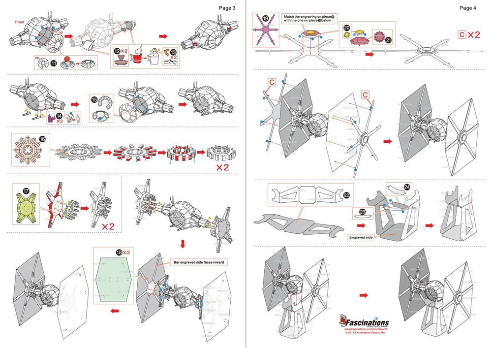 Metal Earth - Star Wars First Order Special Forces TIE Fighter - Kitset Models - Image - Pop Weasel