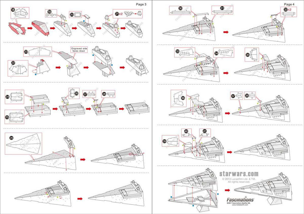 Metal Earth - Star Wars Imperial Star Destroyer - Kitset Models - Image - Pop Weasel